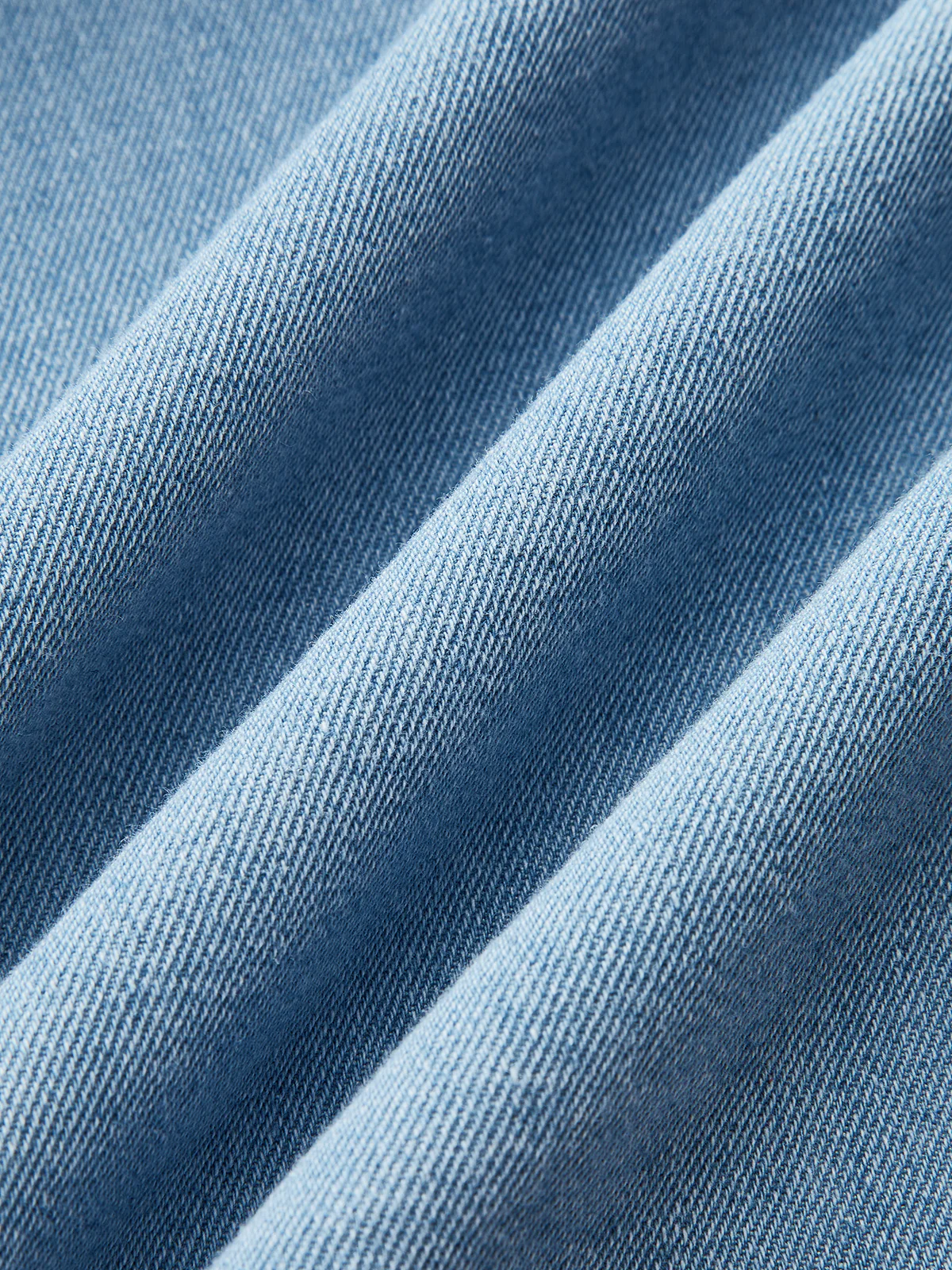 Denim Spaghetti Strap Midi Dress - Image 5