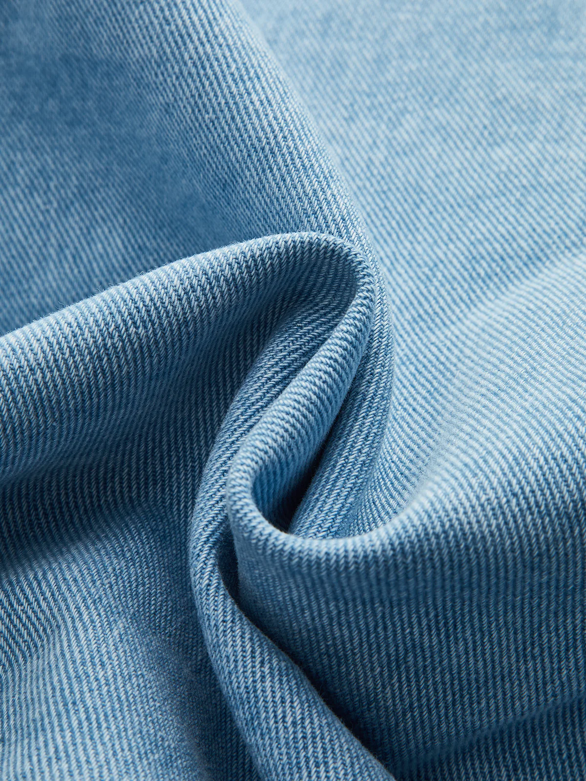 Distressed Detail Denim Paneled Jacket - Image 3