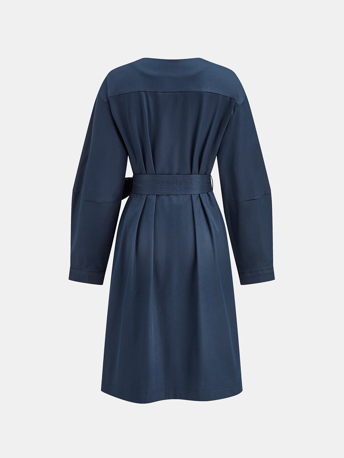Double Breasted Belted Trench Coat - Image 3