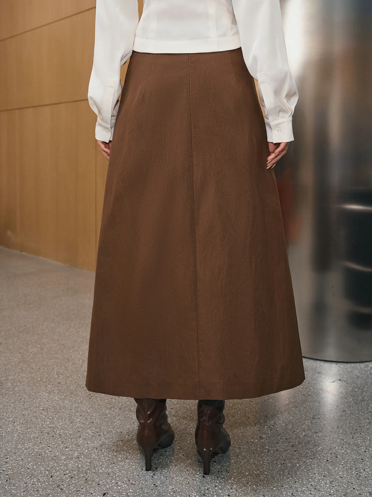 Double Breasted Maxi Skirt - Image 5