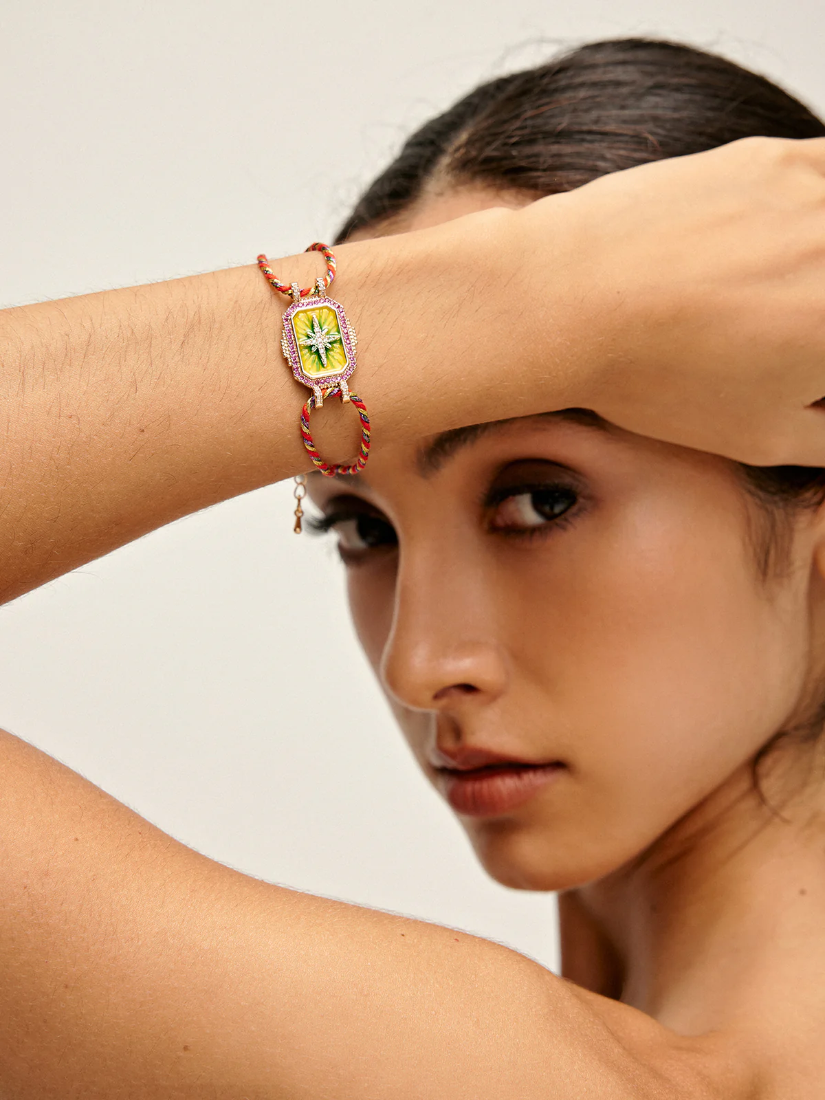 Double Cord Boheme Bless Bracelet - Image 2