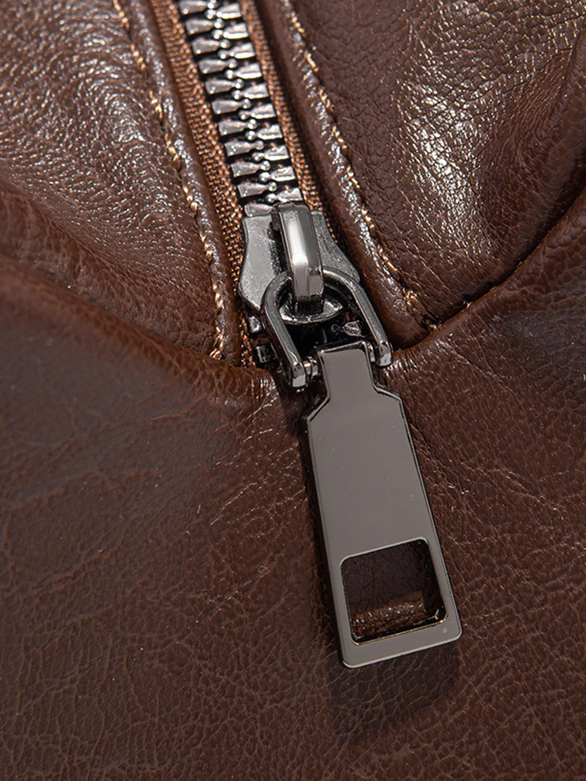 Double Handle Vintage Baguette Bag - Image 4