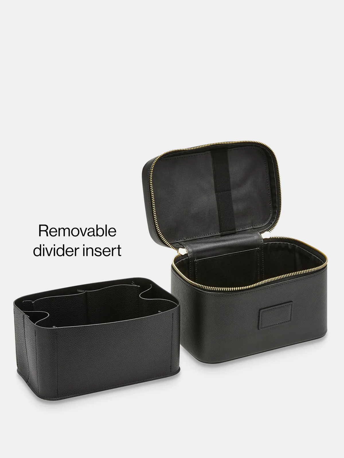 Double-Zip Closure Cosmetic Bag - Image 2