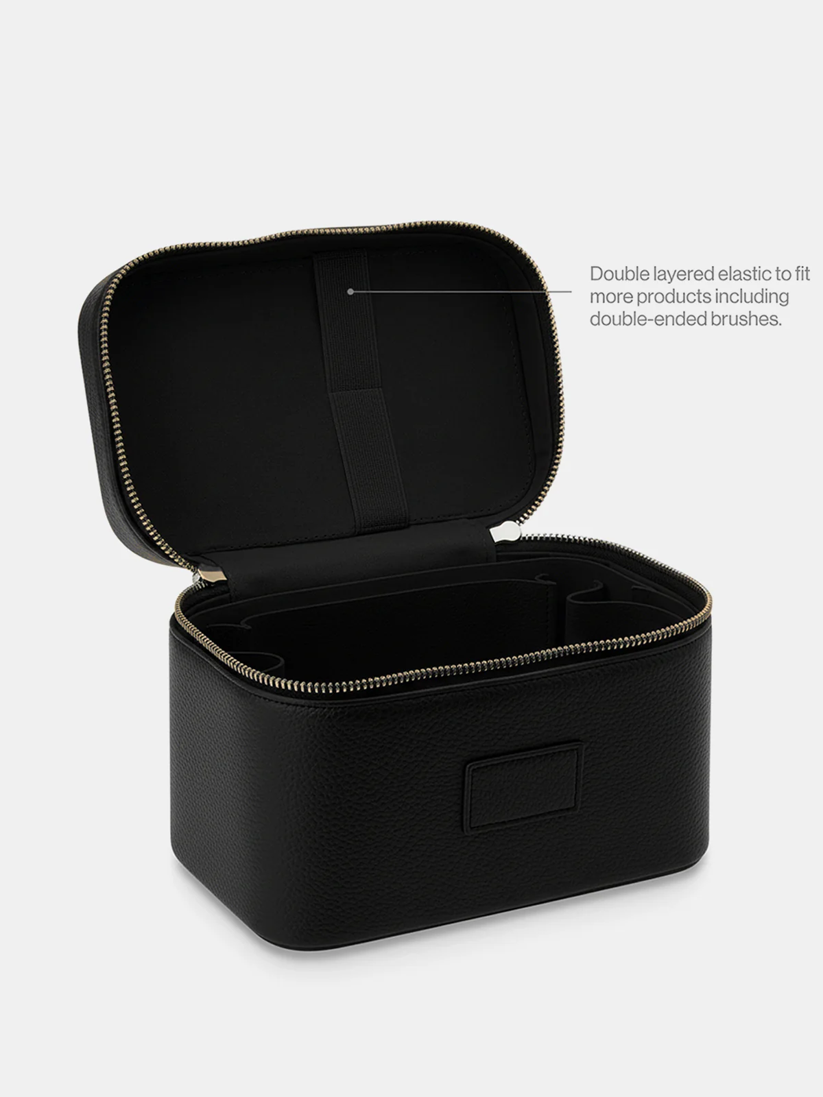 Double-Zip Closure Cosmetic Bag - Image 3