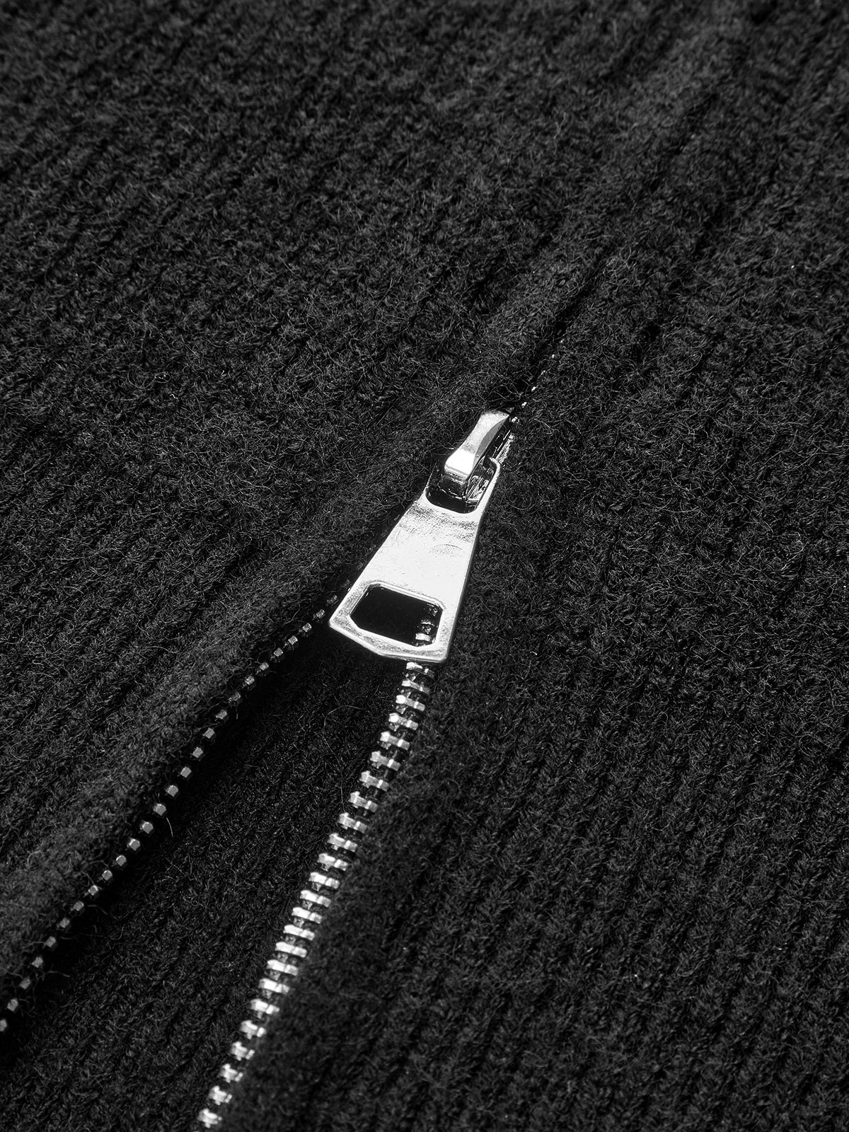 Double-Zip Ribbed Cap Sleeve Vest - Image 4