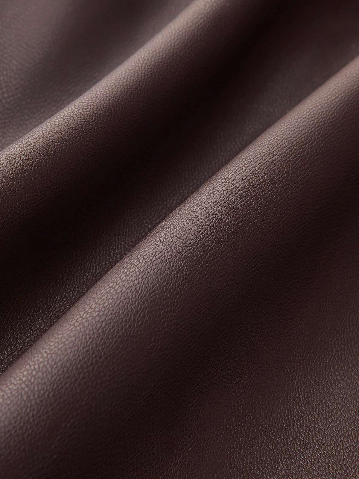 Drawstring Faux Leather Skirt - Image 4