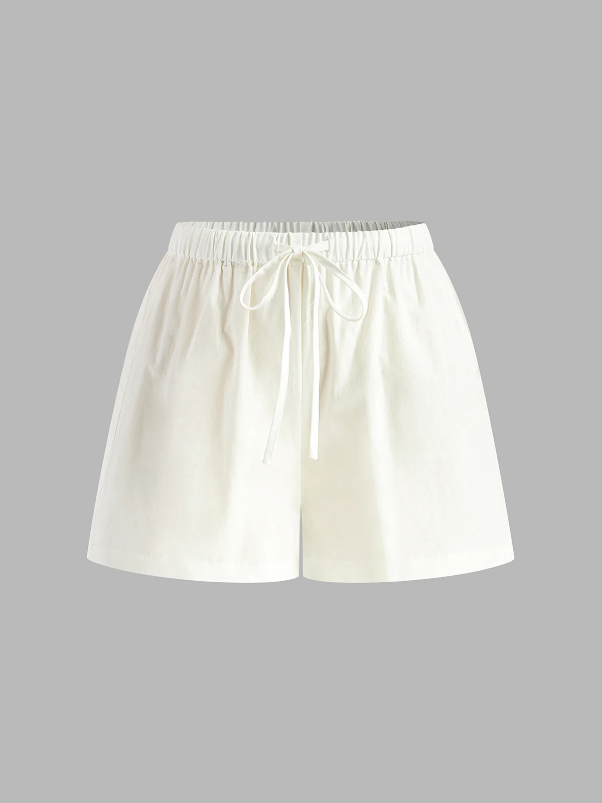 Drawstring Split Casual Shorts Set - Image 4