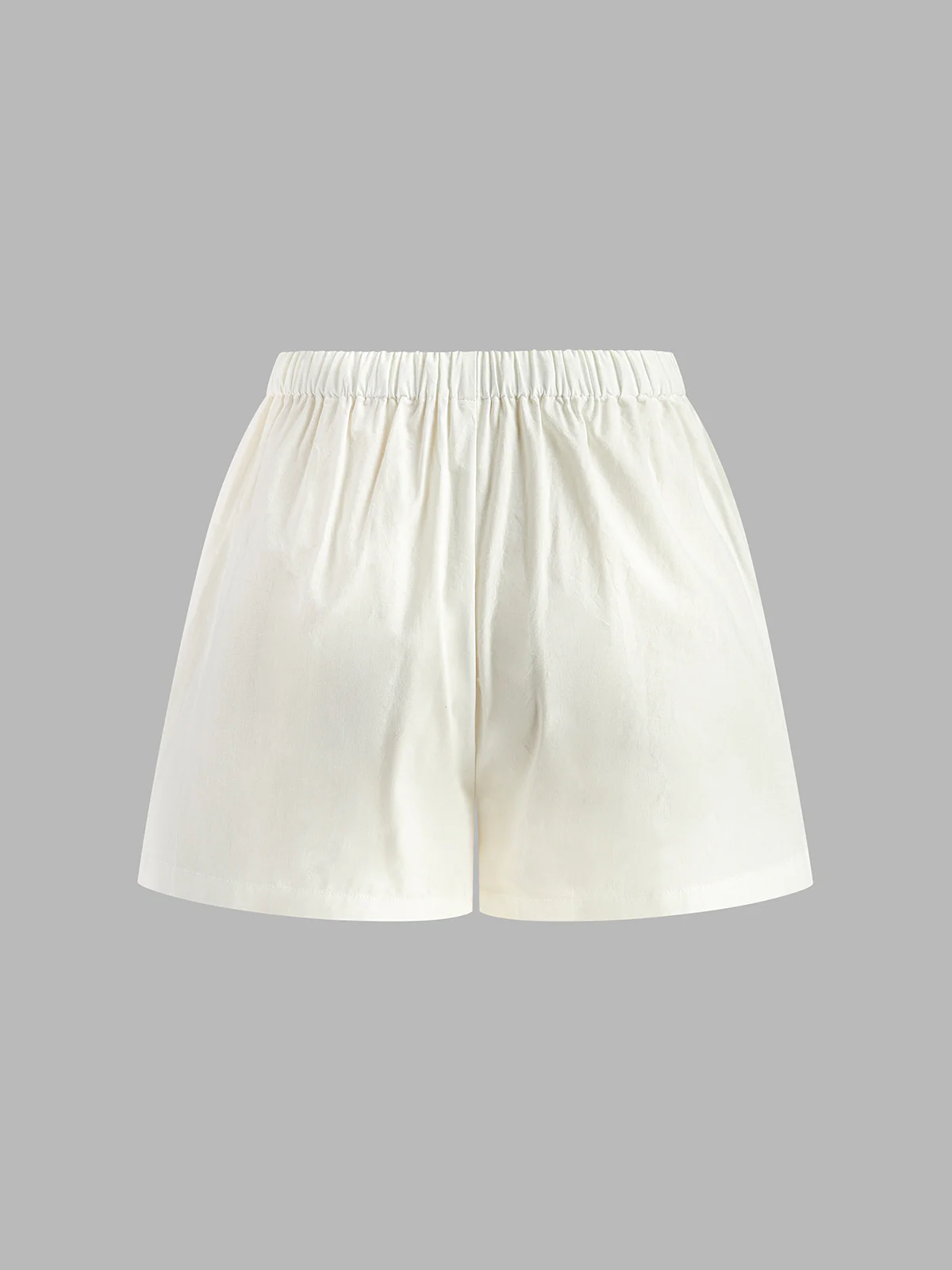 Drawstring Split Casual Shorts Set - Image 5