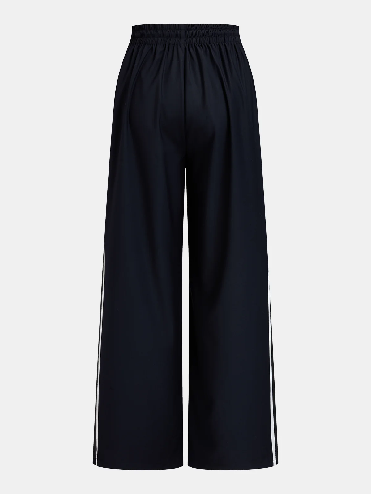 Drawstring Waist Wide Leg Pants - Image 3