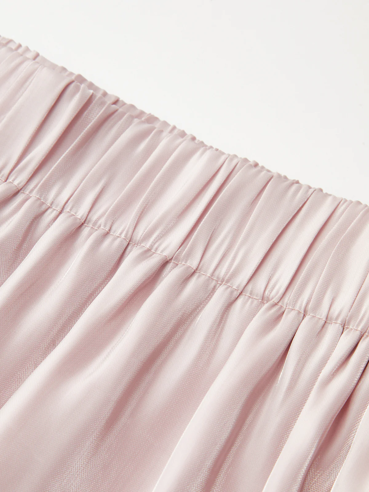 Elastic Waist Shiny Lantern Pants - Image 4