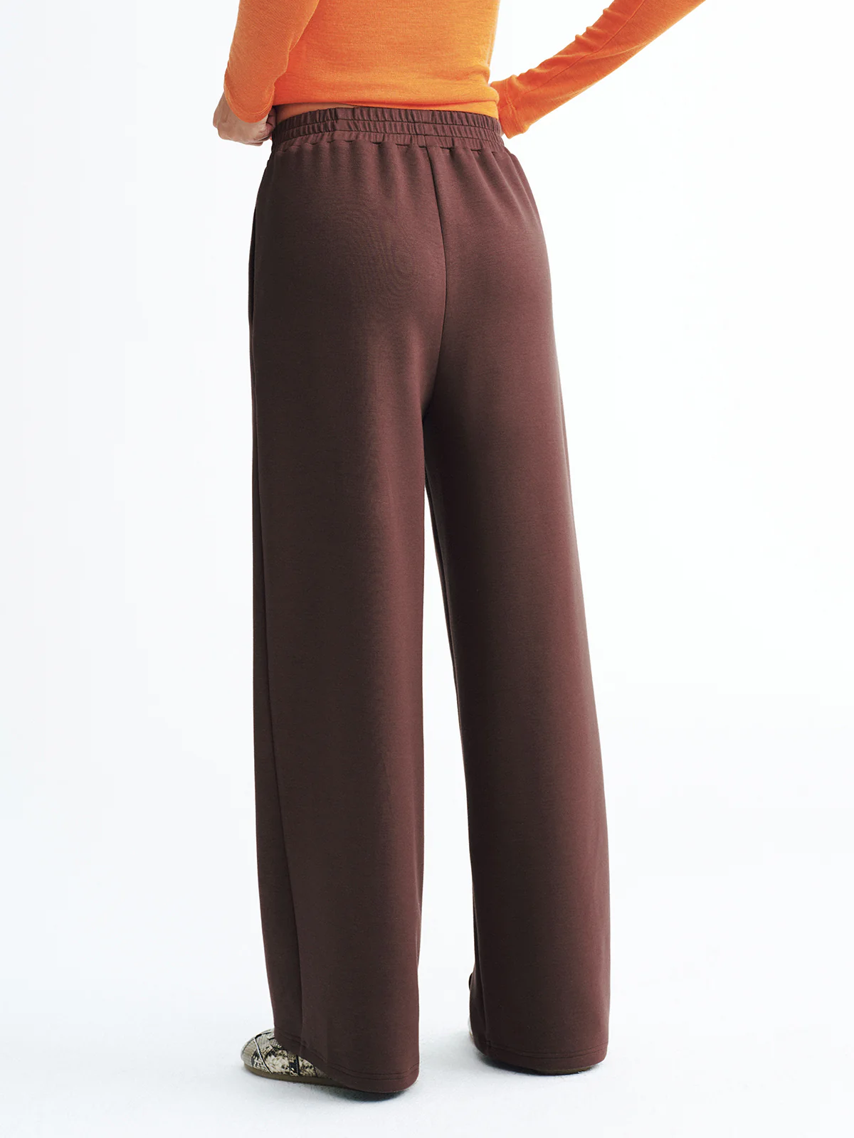 Elastic Waistband Mid-Waist Sweatpants - Image 7