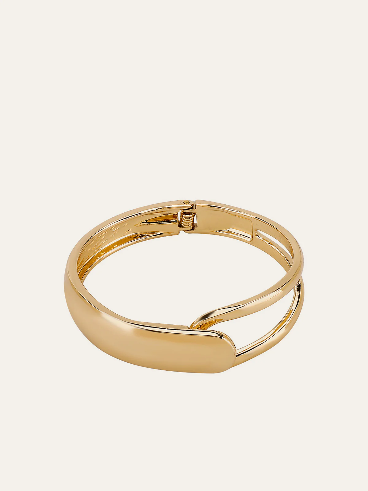 Elegant Gold-Tone Cuff Bracelet - Image 2
