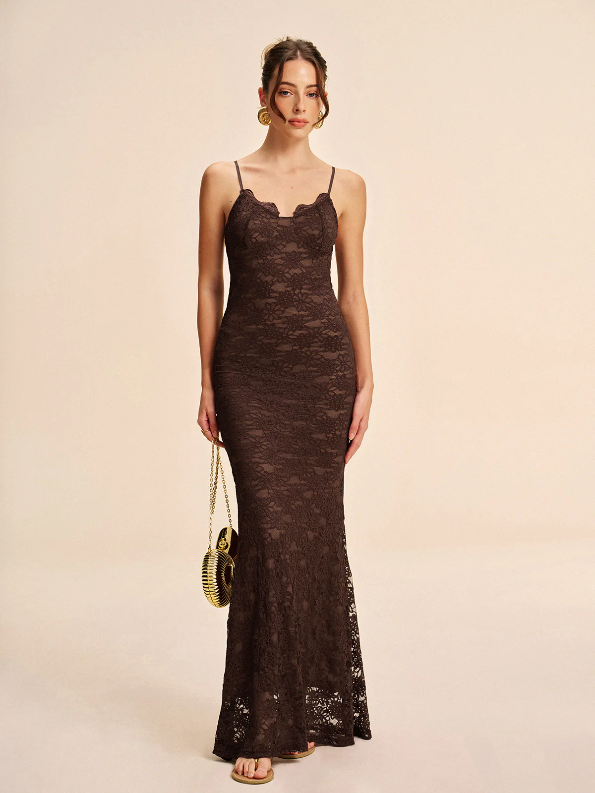Elegant Lace Cami Dress - Image 6