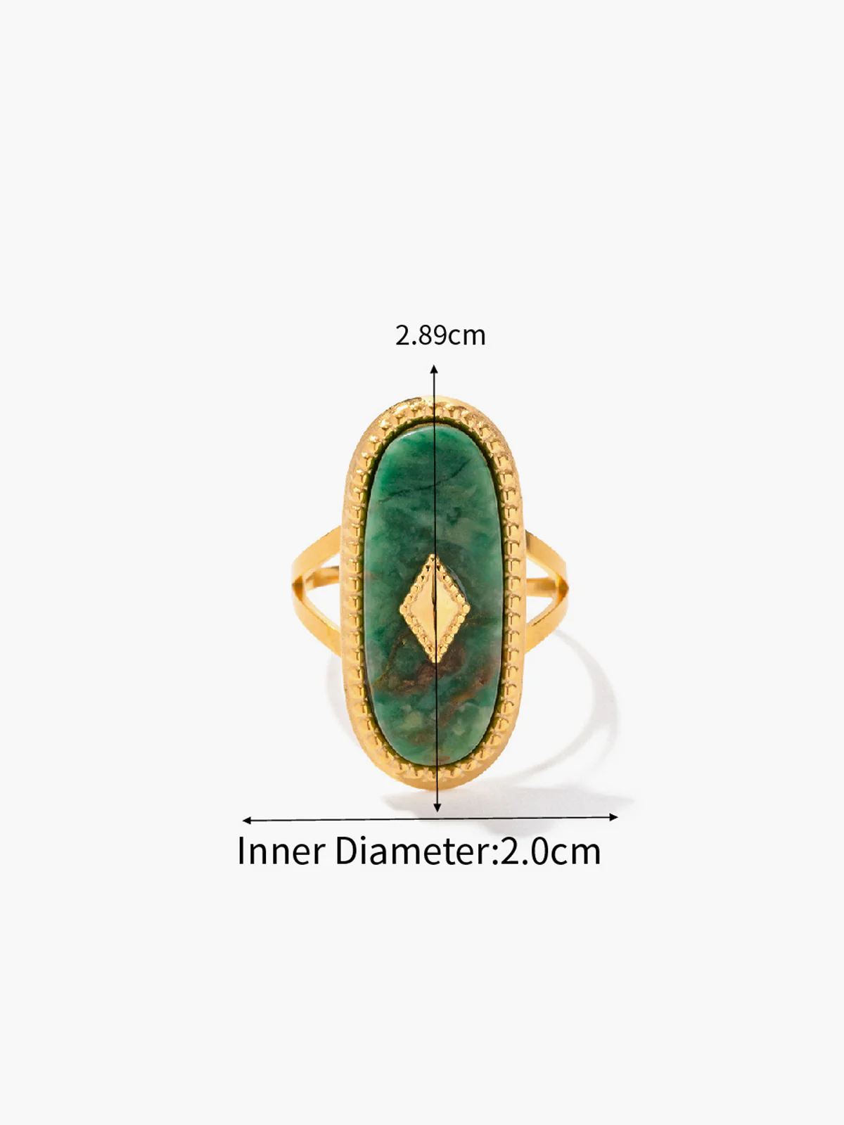 1pc Elegant Stainless Ring - Image 3