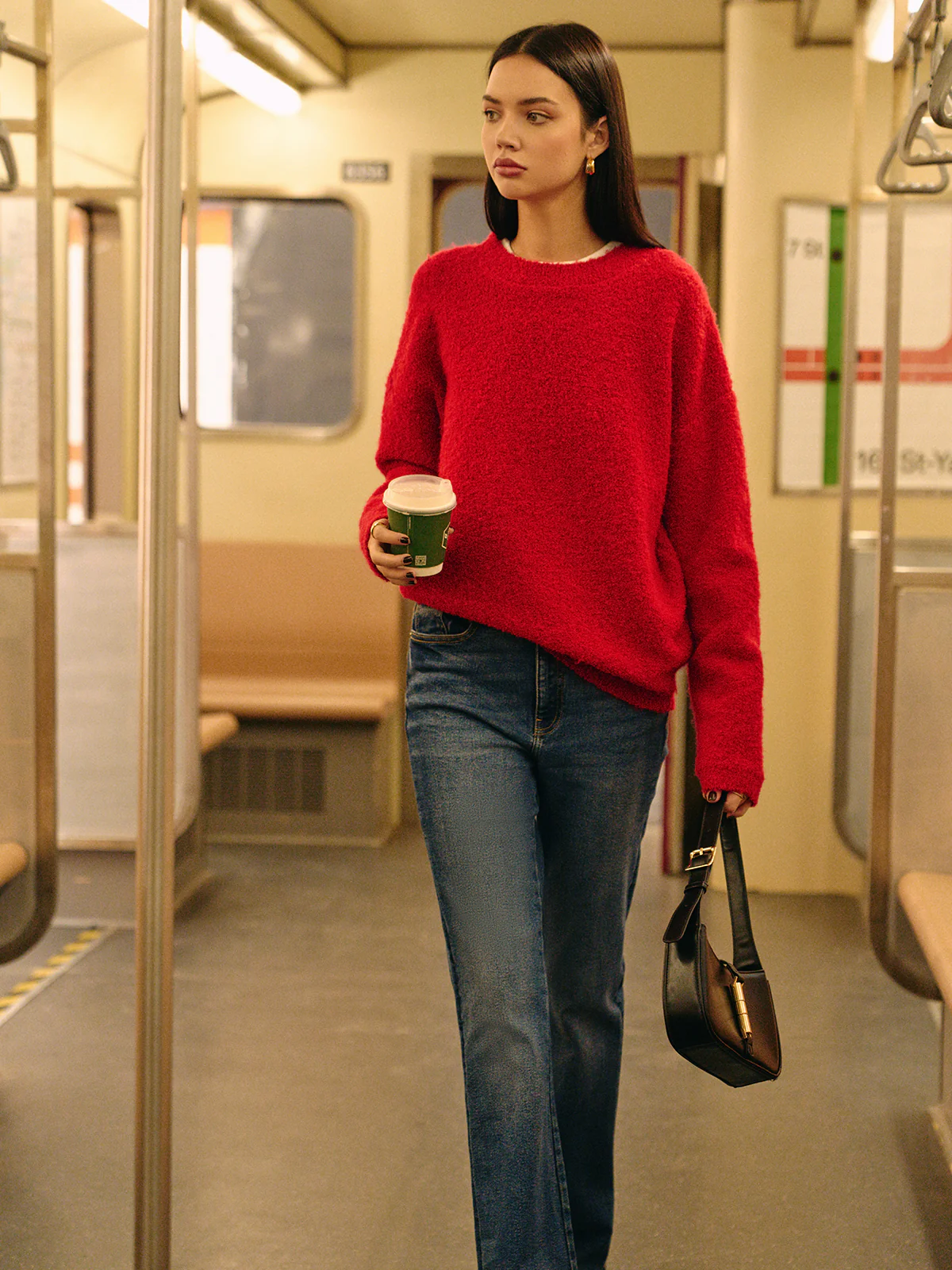 Elegant Wool-Blend Cozy Sweater - Image 3