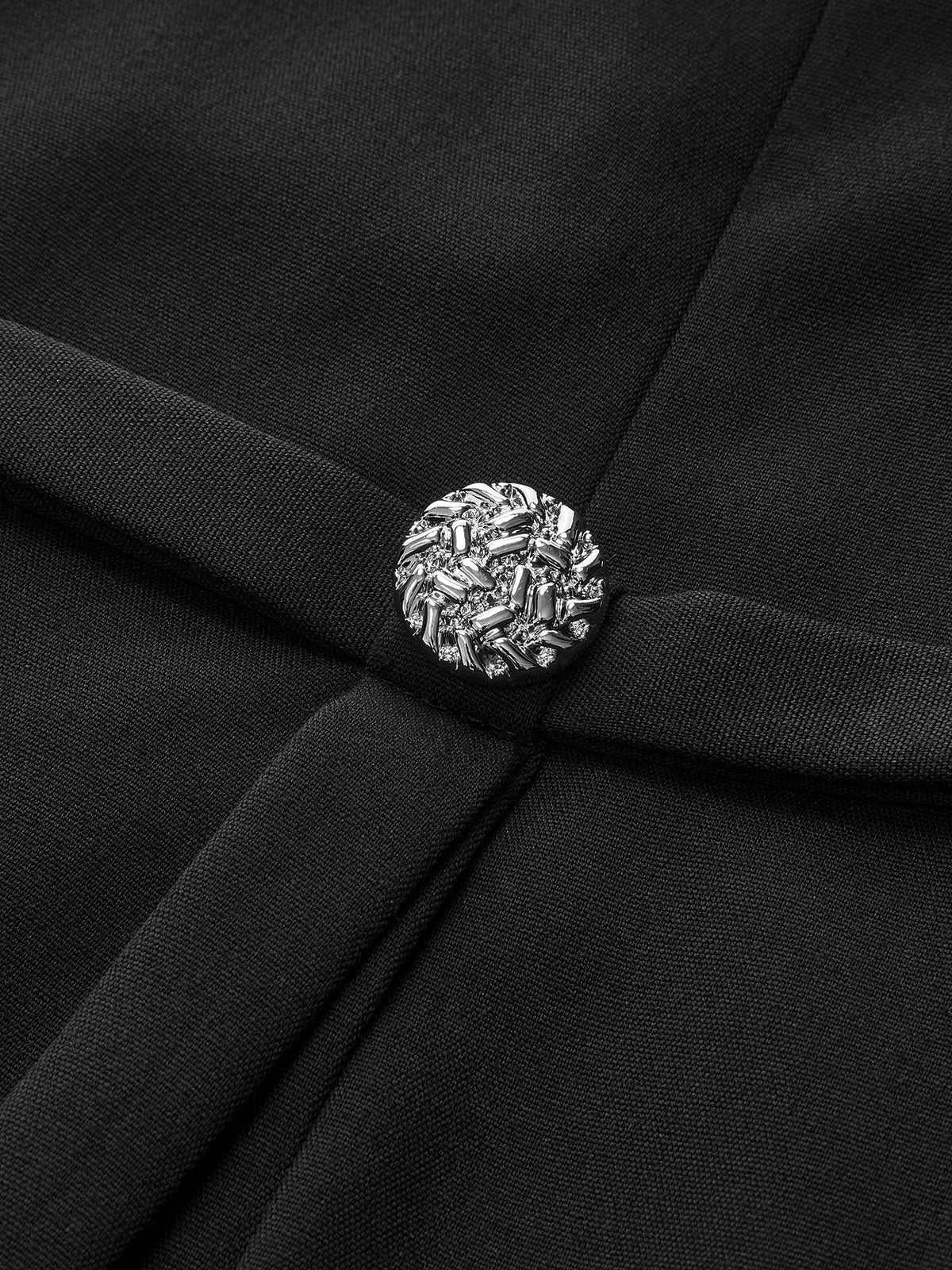 Embellished Strap Detail Mini Skirt - Image 4