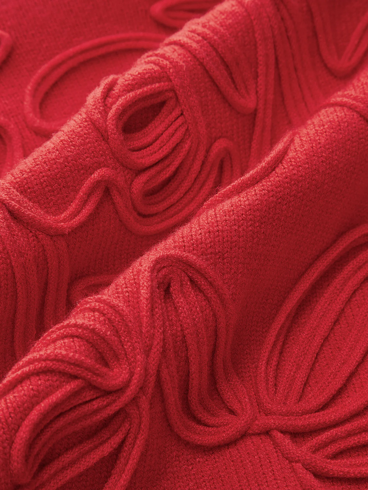 Embroidered Crew Neck Knit Top - Image 6