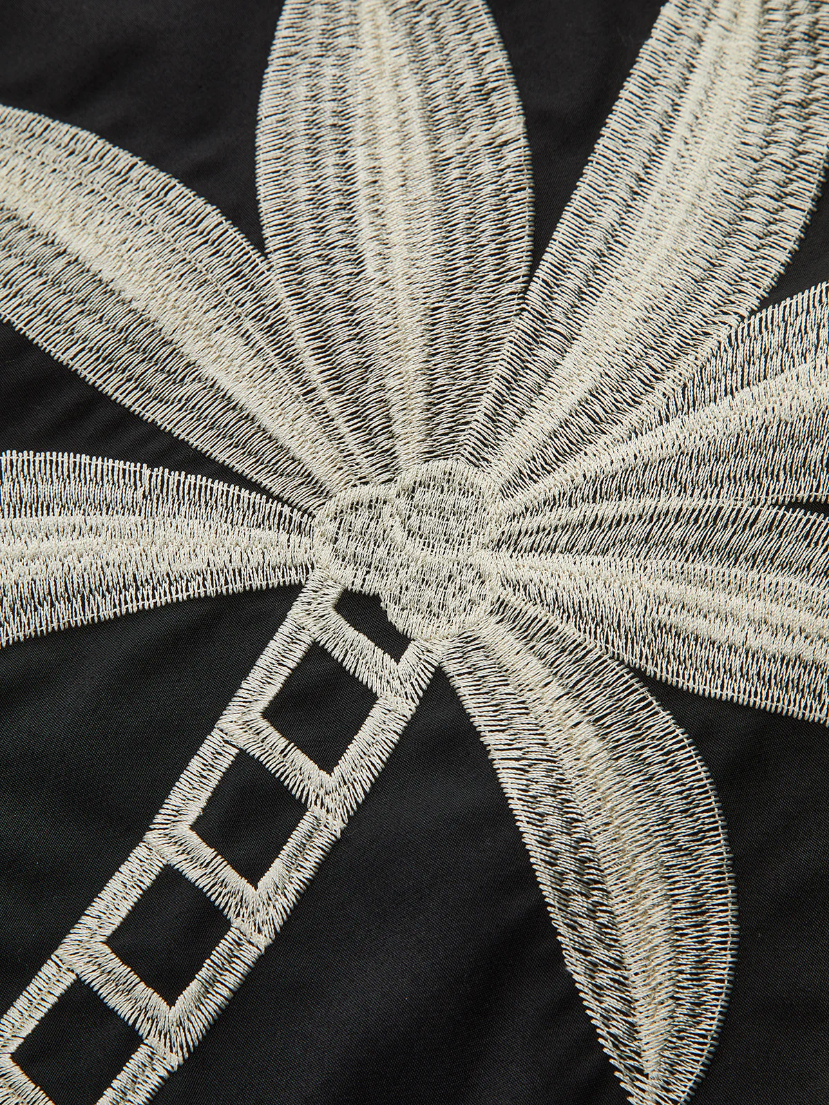 Embroidered High-Waist Wide-Leg Pants - Image 3