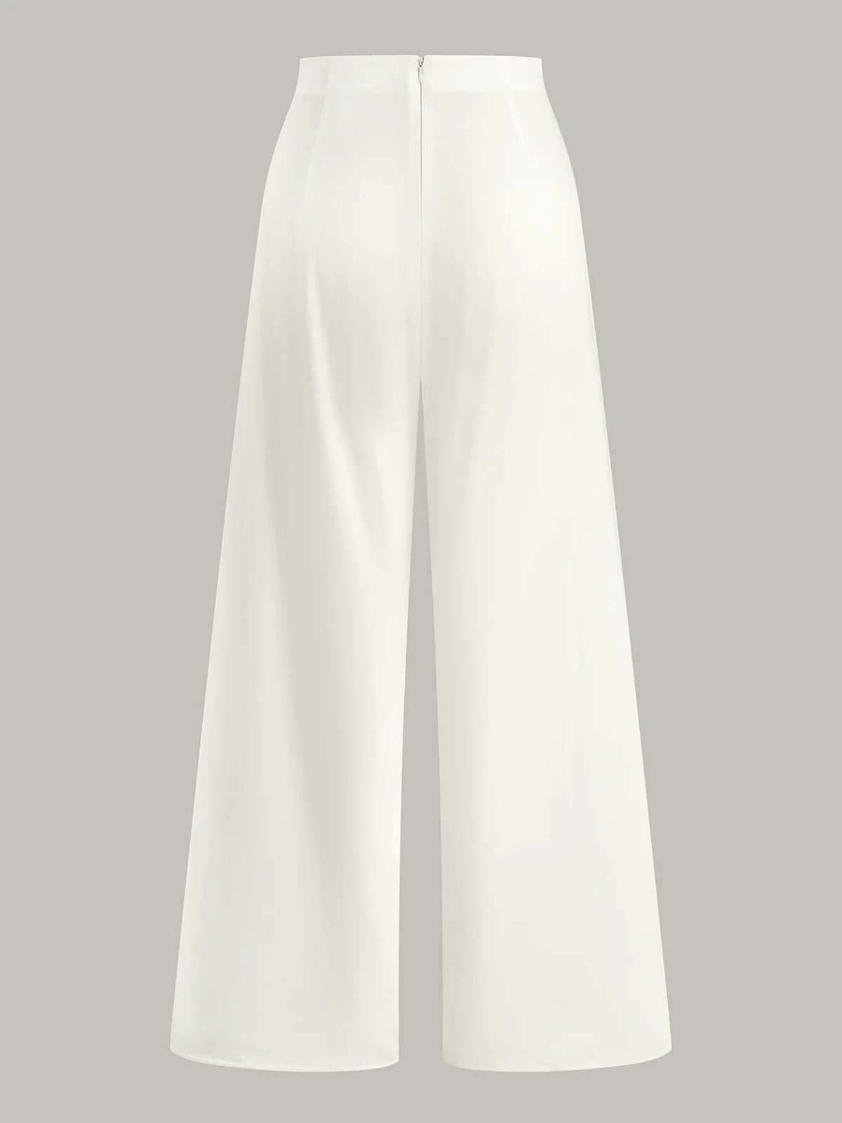 Embroidery Cut-Out Wide-Leg Pants - Image 2