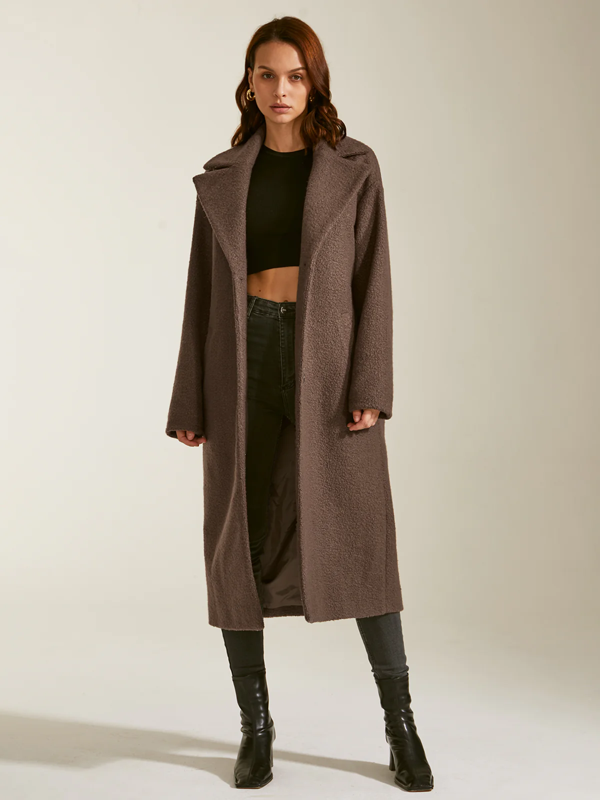 Oversized Essential Long Coat - Image 3