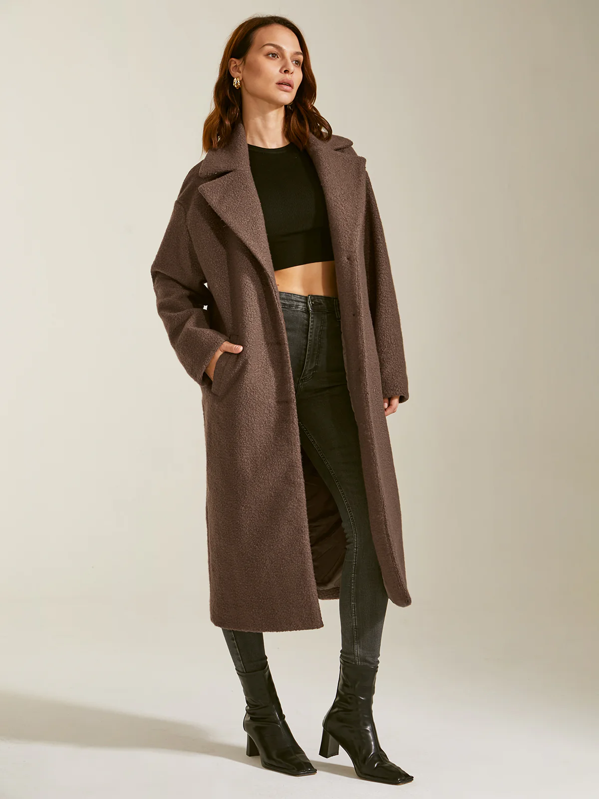 Oversized Essential Long Coat - Image 4