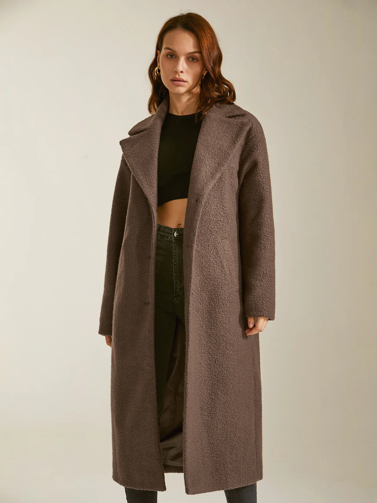 Oversized Essential Long Coat - Image 5