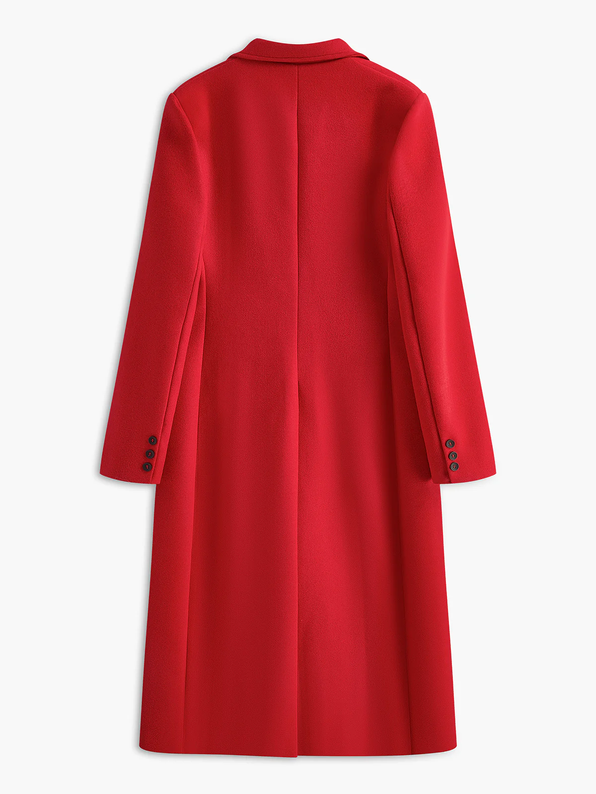 Essential Tweed Wool Long Coat - Image 3