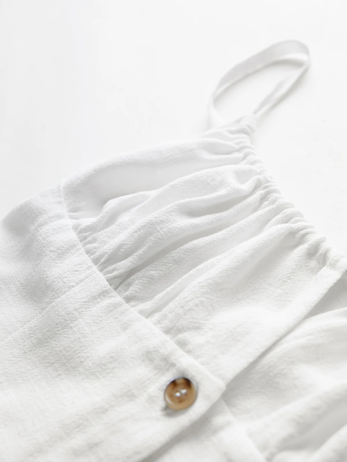 Darling Linen Plain Mini Dress - Image 5