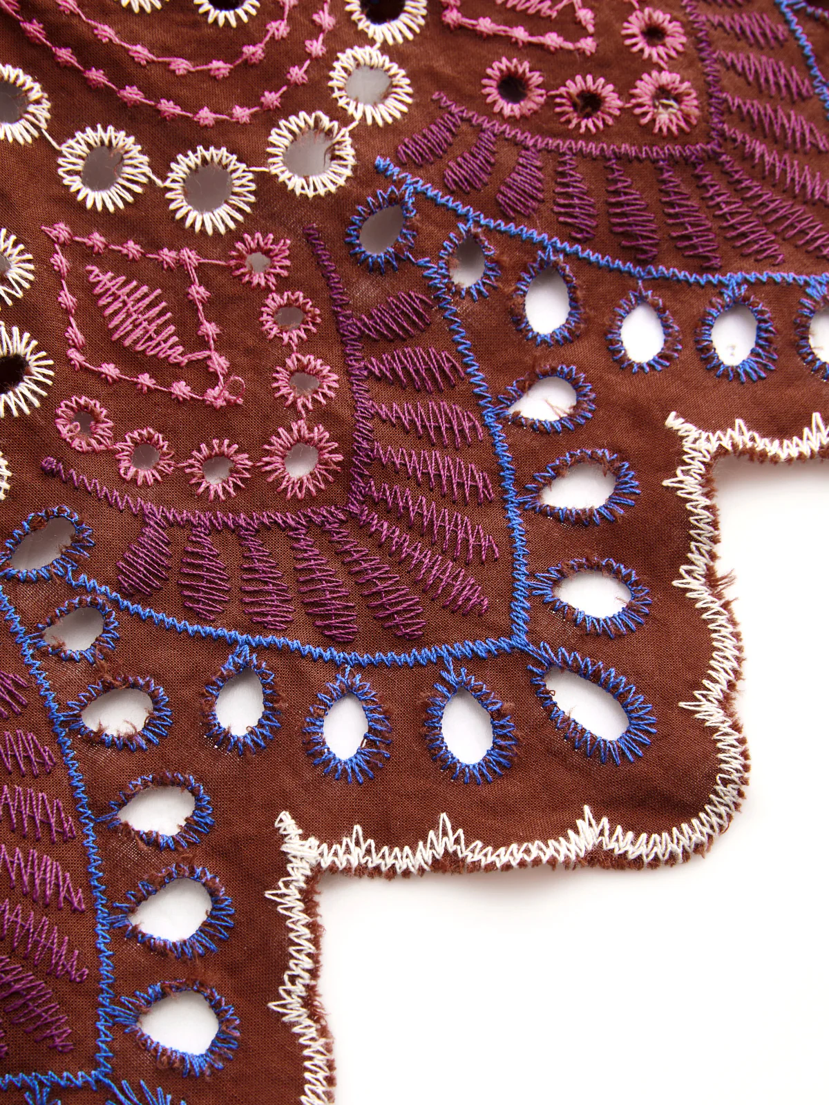 Eyelet Embroidered Top & Midi Skirt Set - Image 6