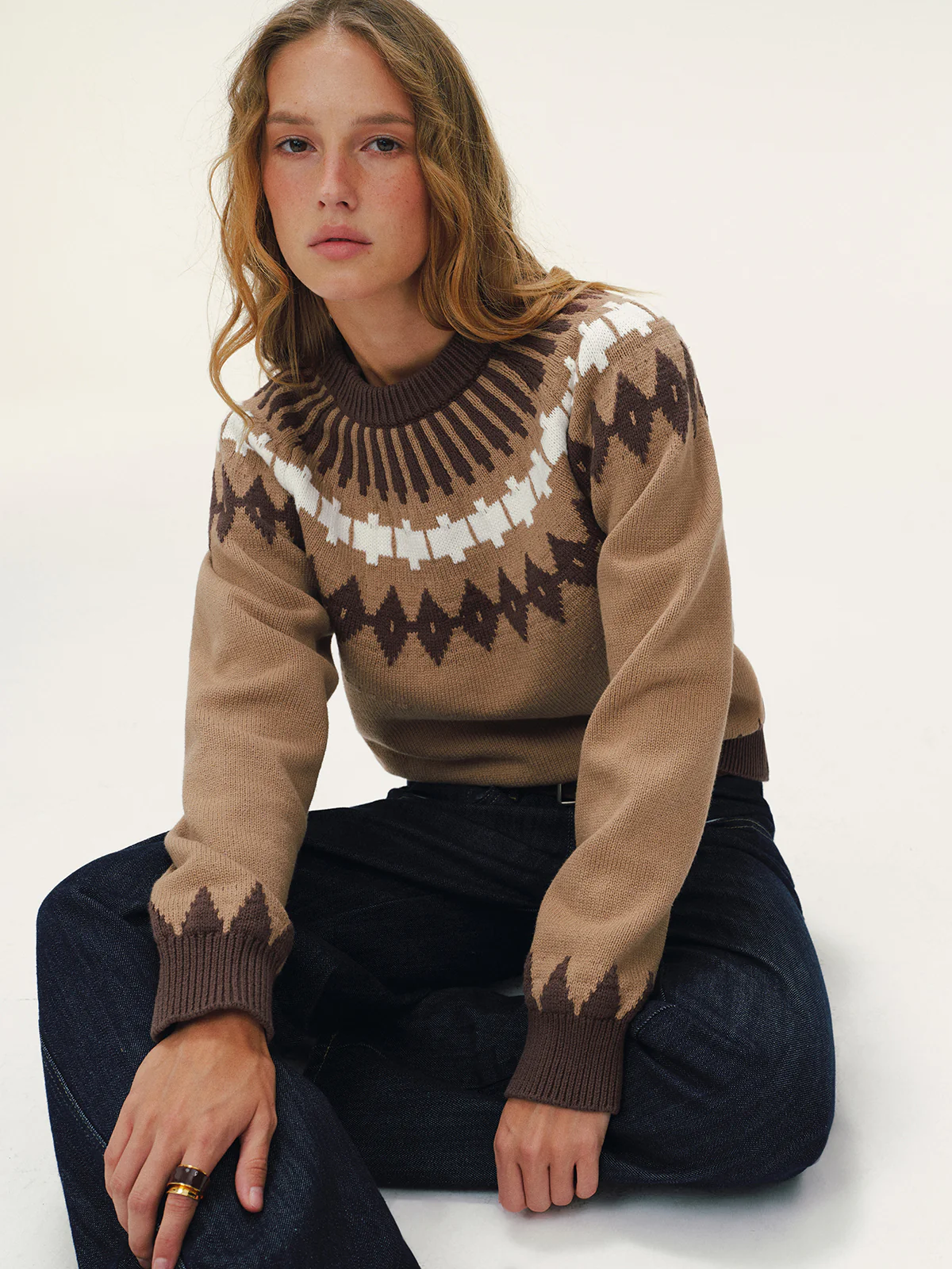 Fair Isle Knitted Sweater - Image 5