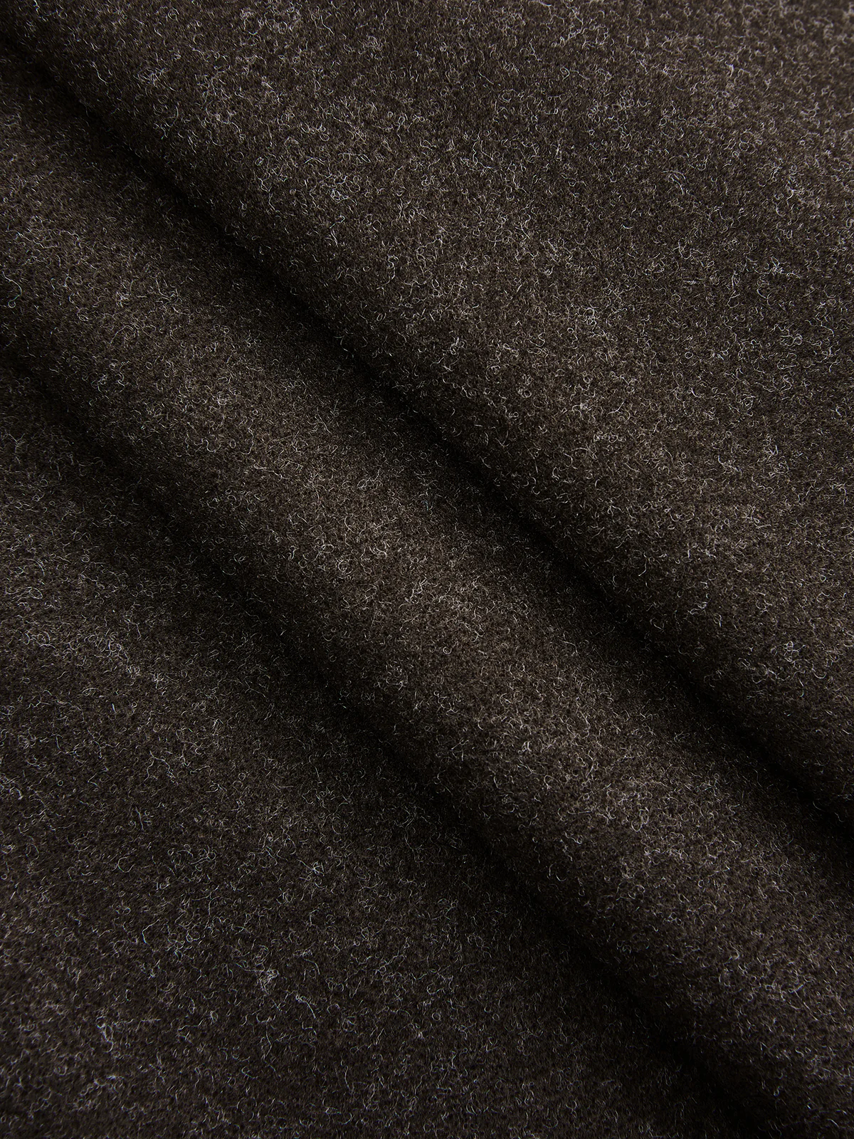 Faux Cashmere Belted Slit Pencil Skirt - Image 3