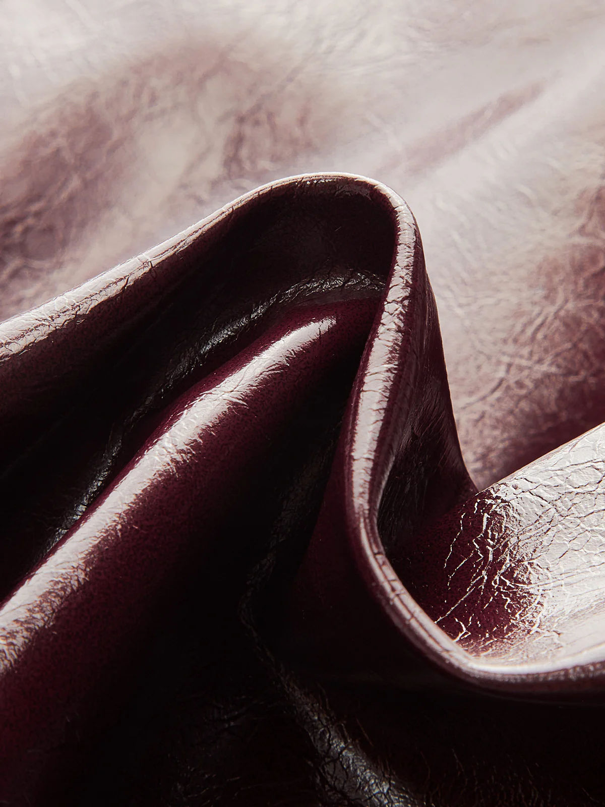 Faux Leather A-Line Shorts - Image 3