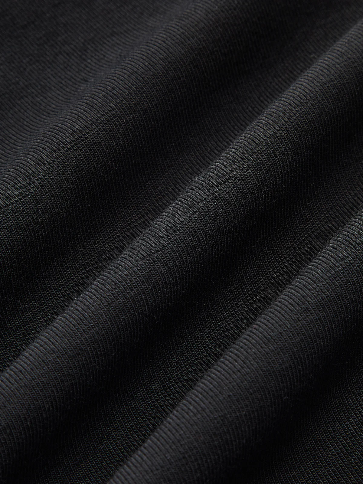 Faux Leather Collar Long-Sleeve Knit Top - Image 3