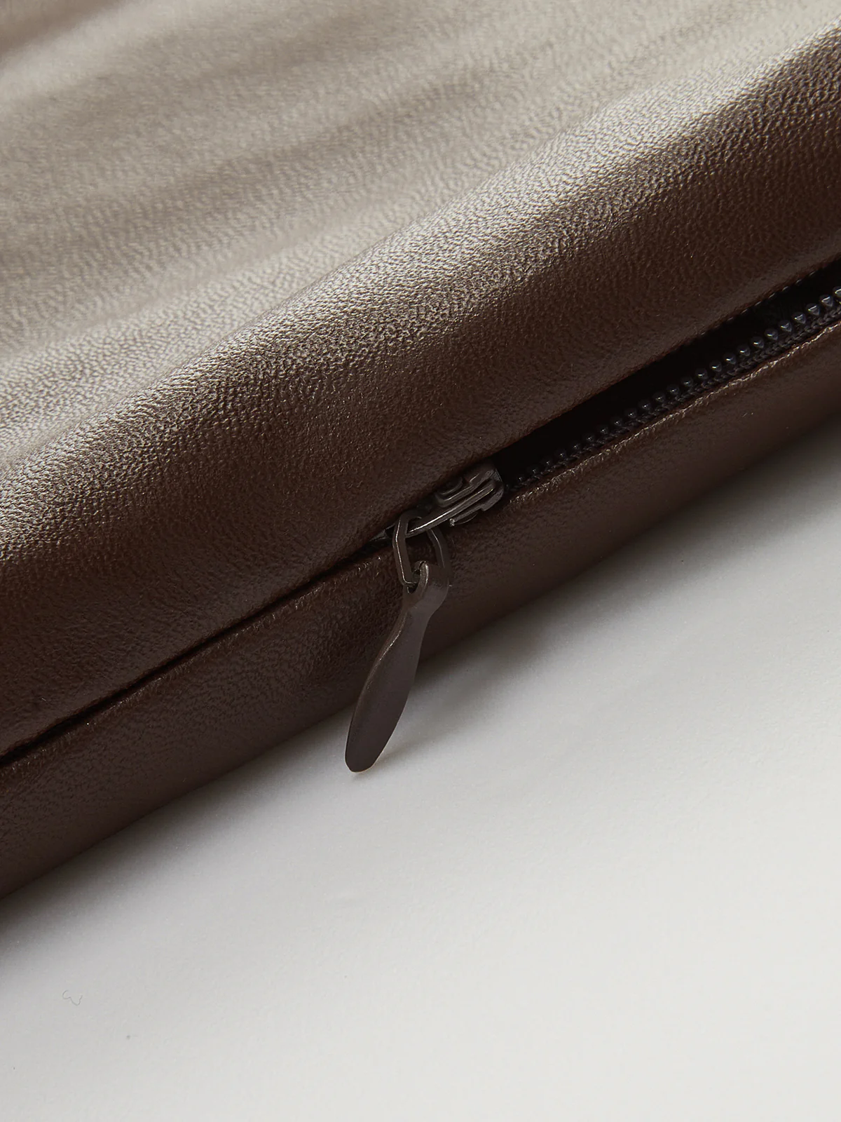 Faux Leather High-Waist Pleated Mini Skirt - Image 4