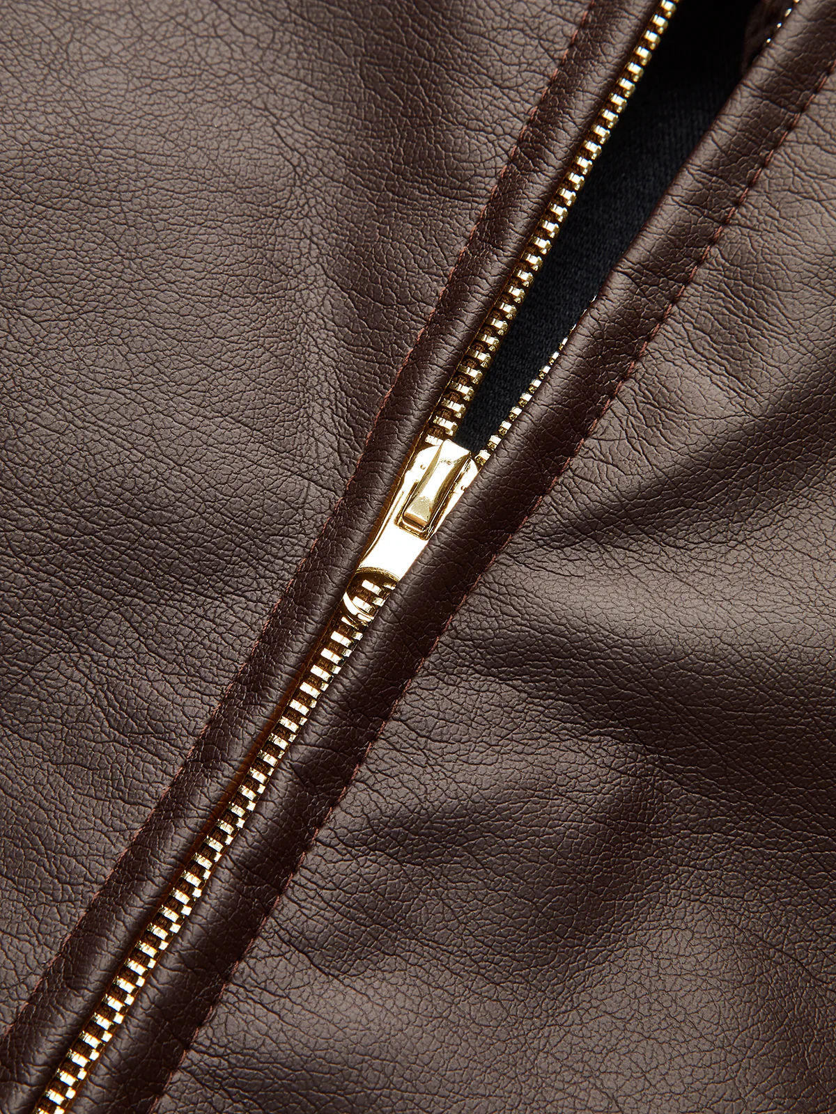 Faux Leather Knotted Top - Image 3