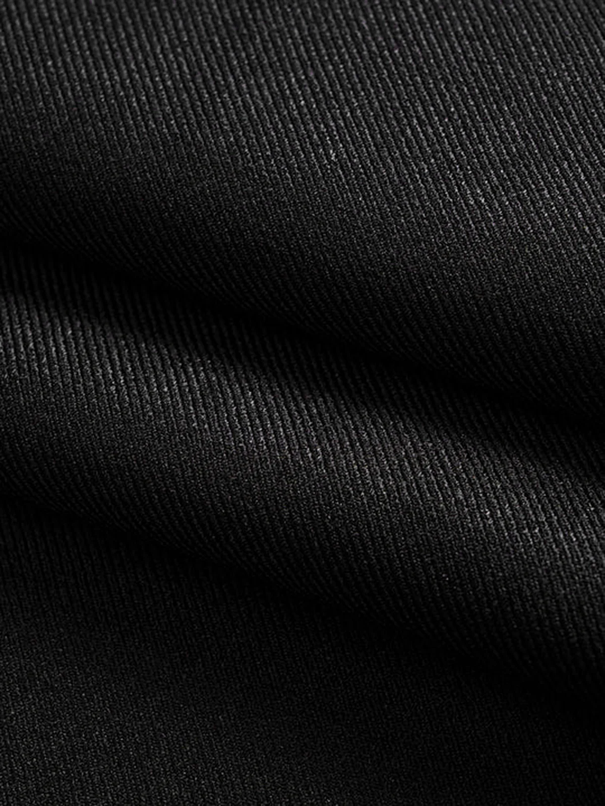Faux Leather Panel Lantern Pants - Image 3