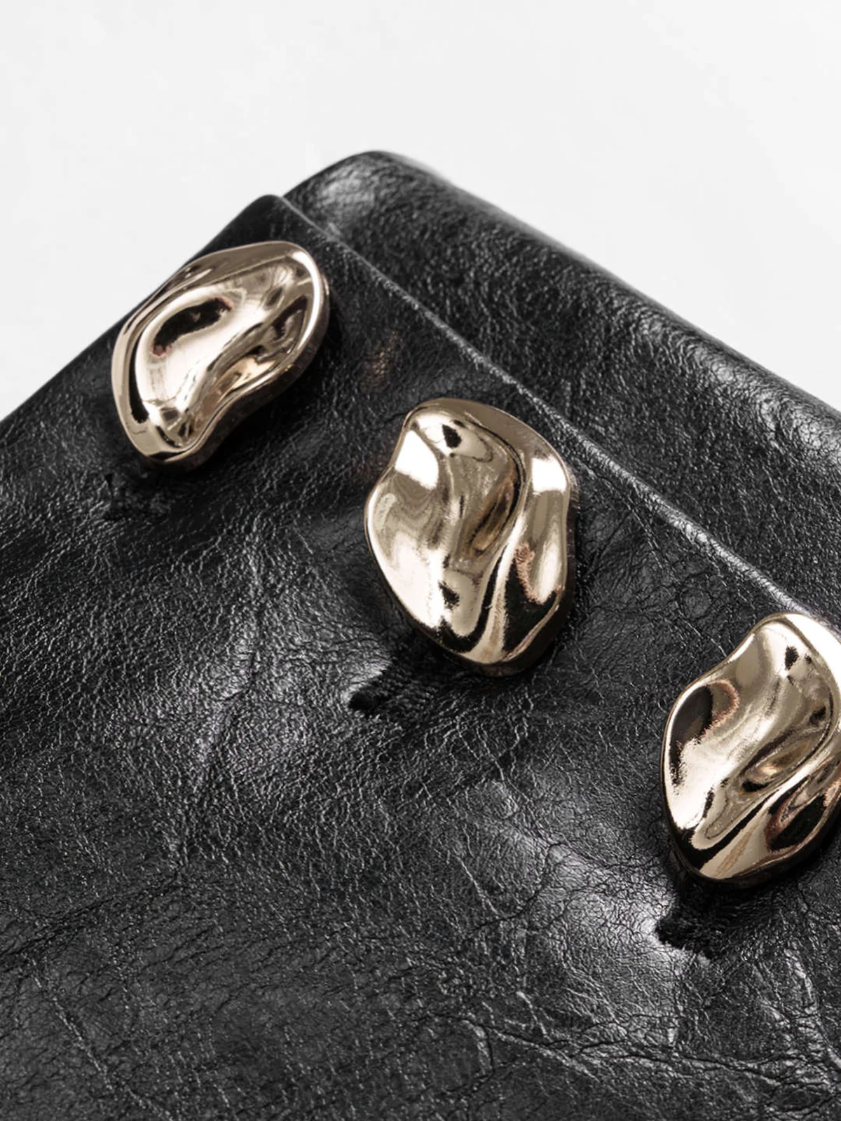 Faux Leather Panel Lantern Pants - Image 4