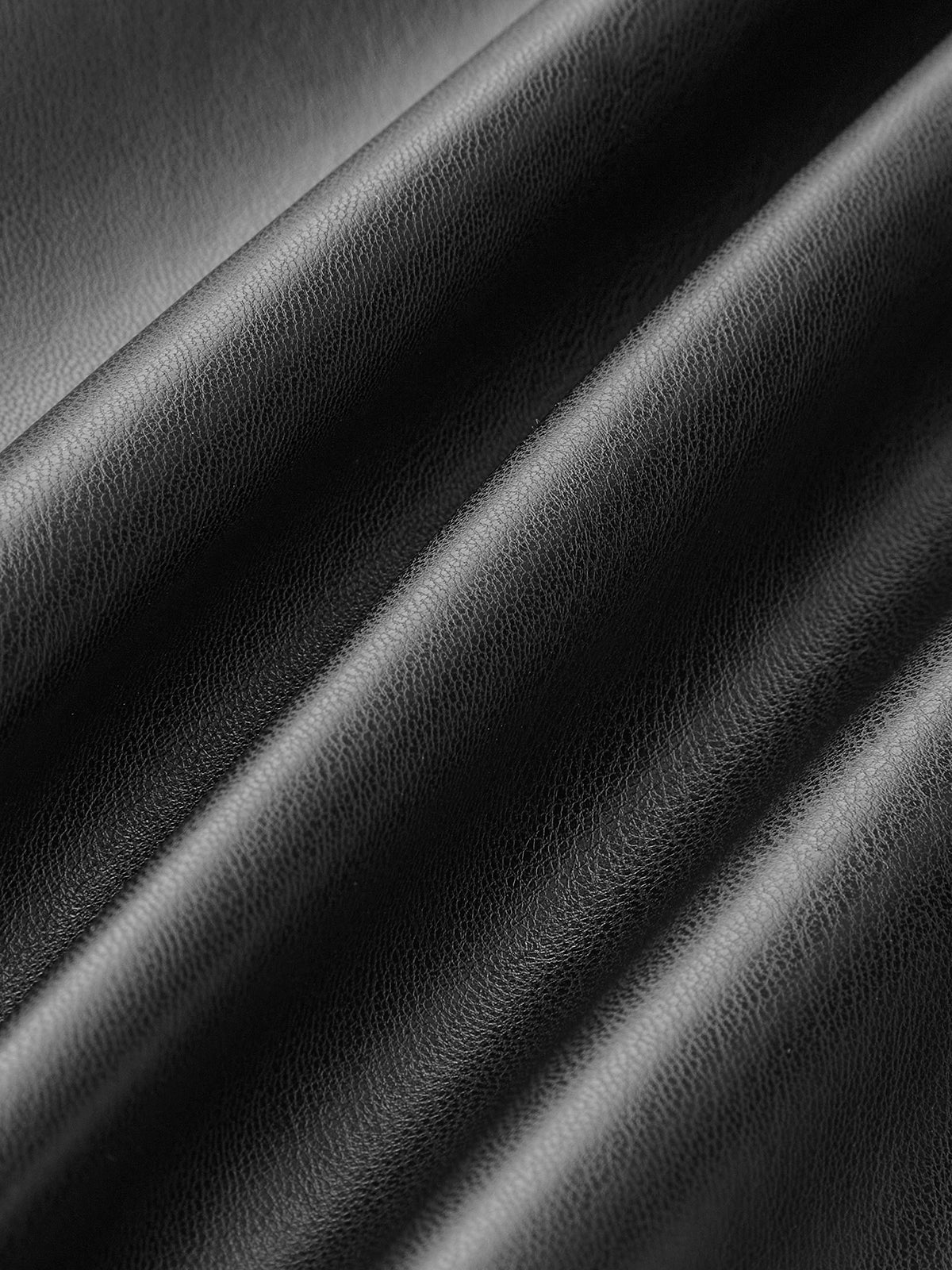 Faux Leather Sleeveless Belted Dress - Image 4