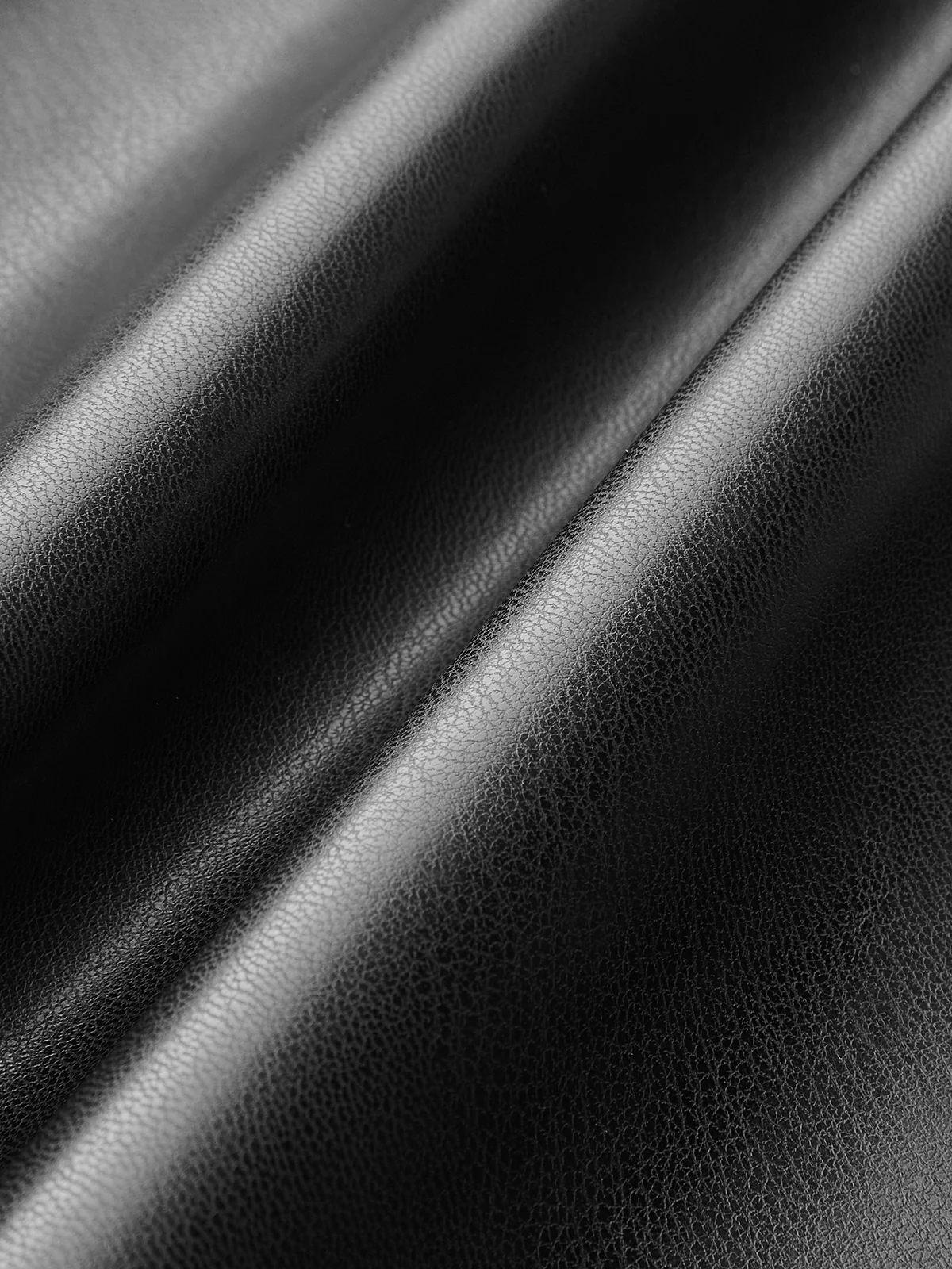 Faux Leather Slit Midi Skirt - Image 6