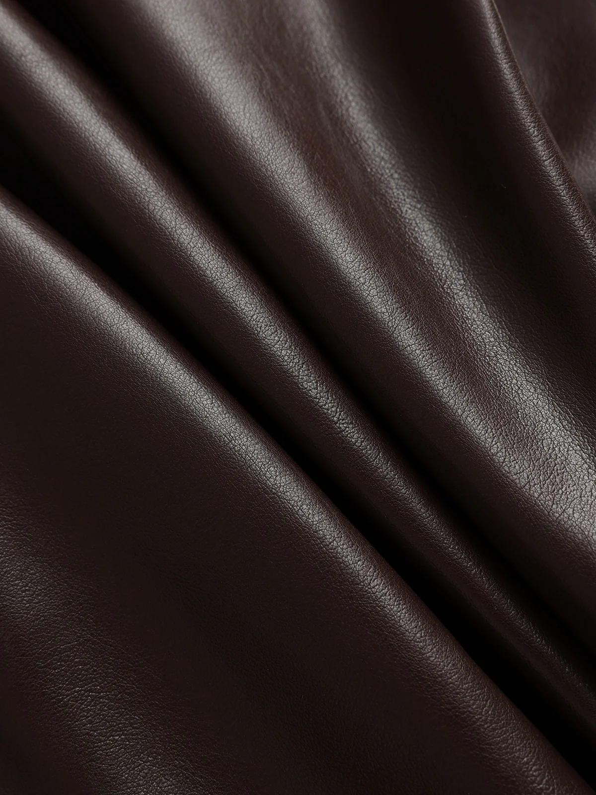 Faux Leather Sweetheart Neckline Slip Midi Dress - Image 6