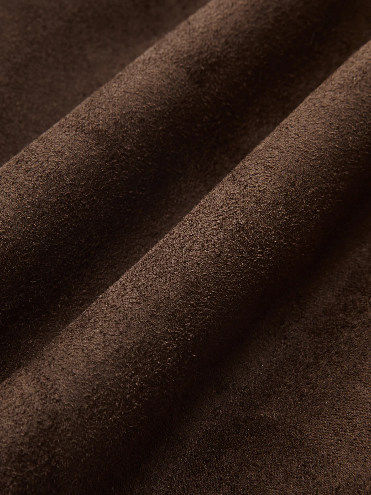 Faux Leather Trim Shearling Jacket - Image 4