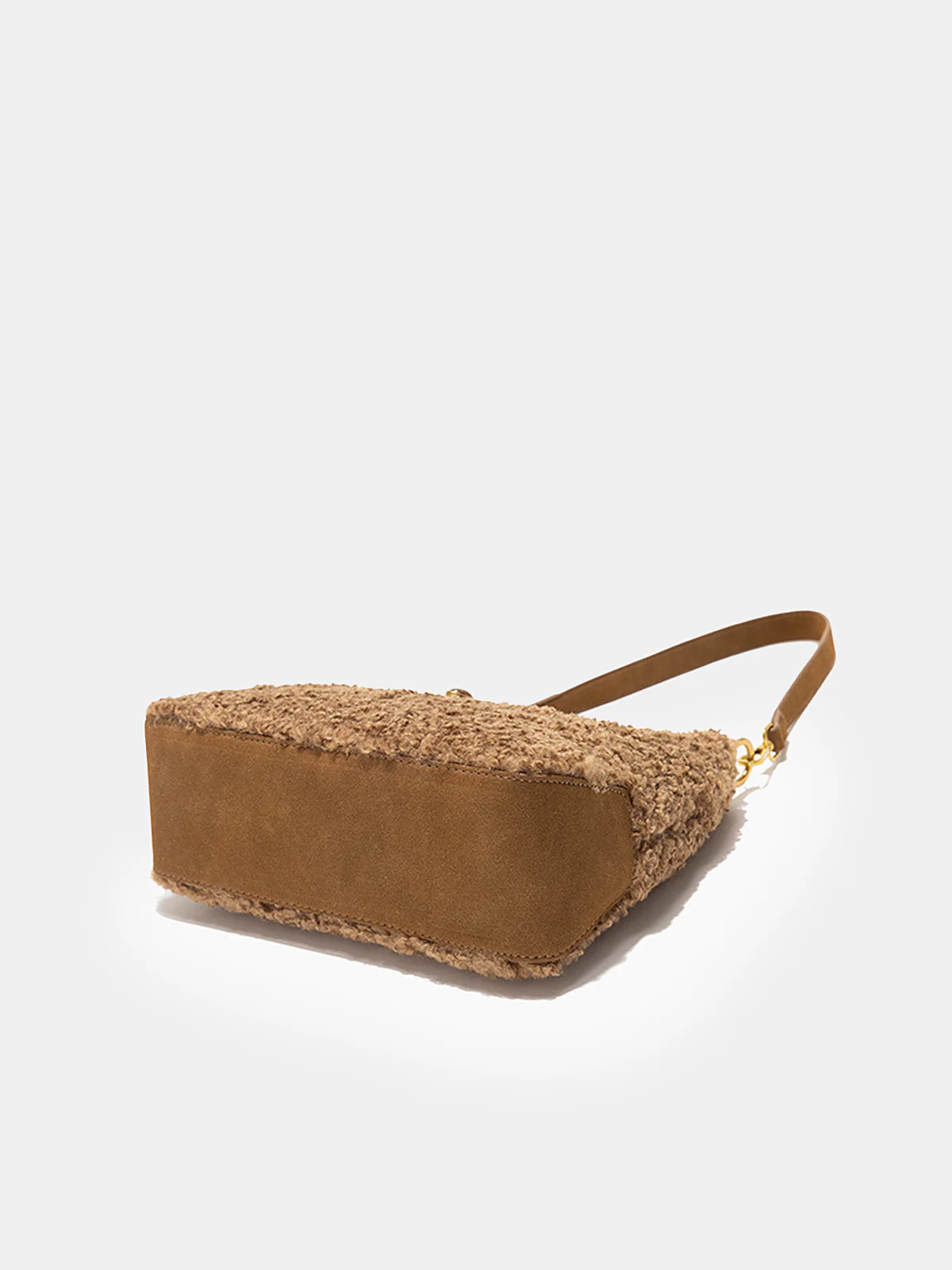 Faux Shearling Hobo Bag - Image 5
