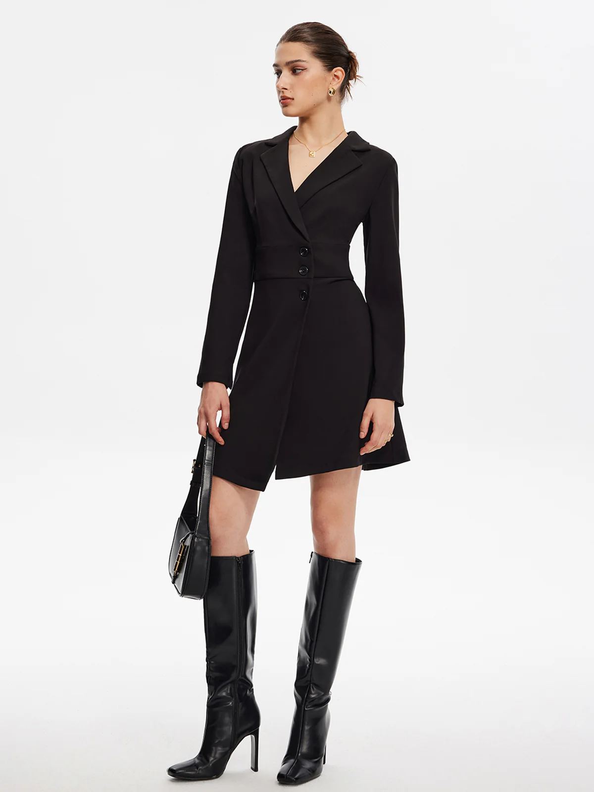 First Choice Blazer Long Sleeve Short Dress - Image 2
