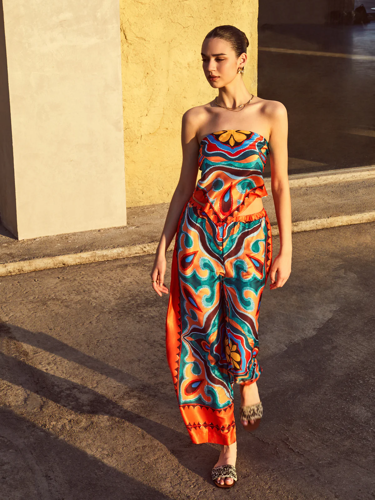 Flaming Passions Wide Leg Pants - Image 4