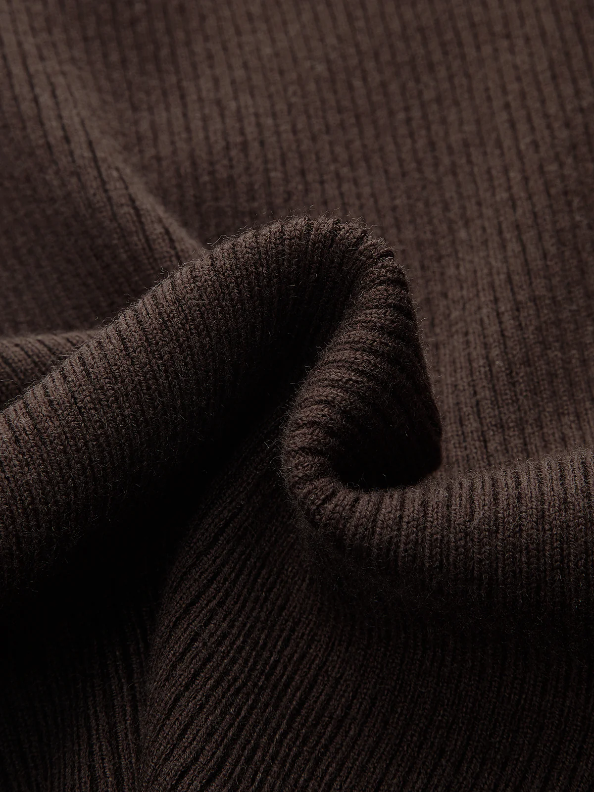 Flared Cuff Ribbed Knit Henley Top - Image 3
