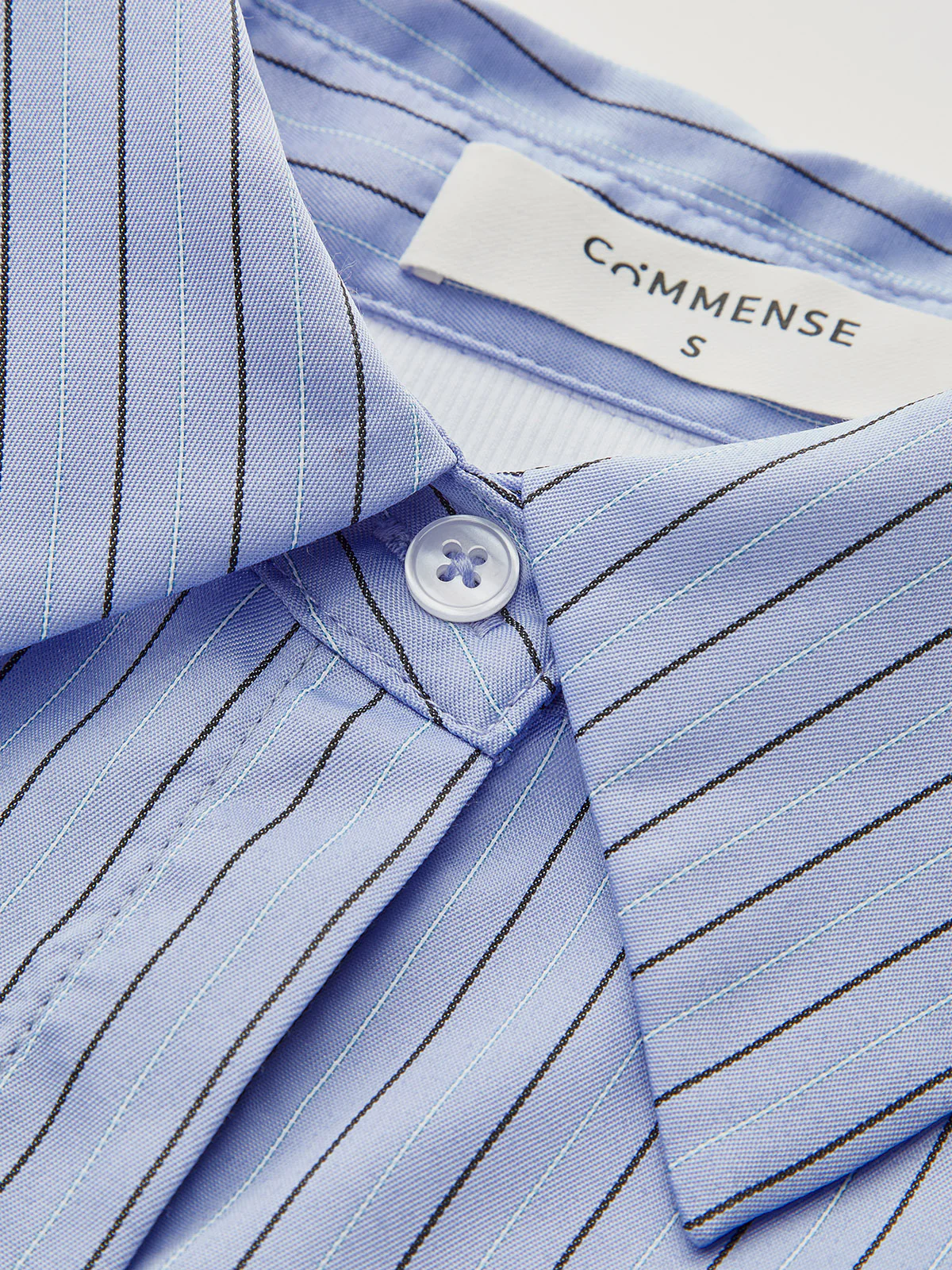 Flared Cuff Striped Paneled Shirt - Image 4