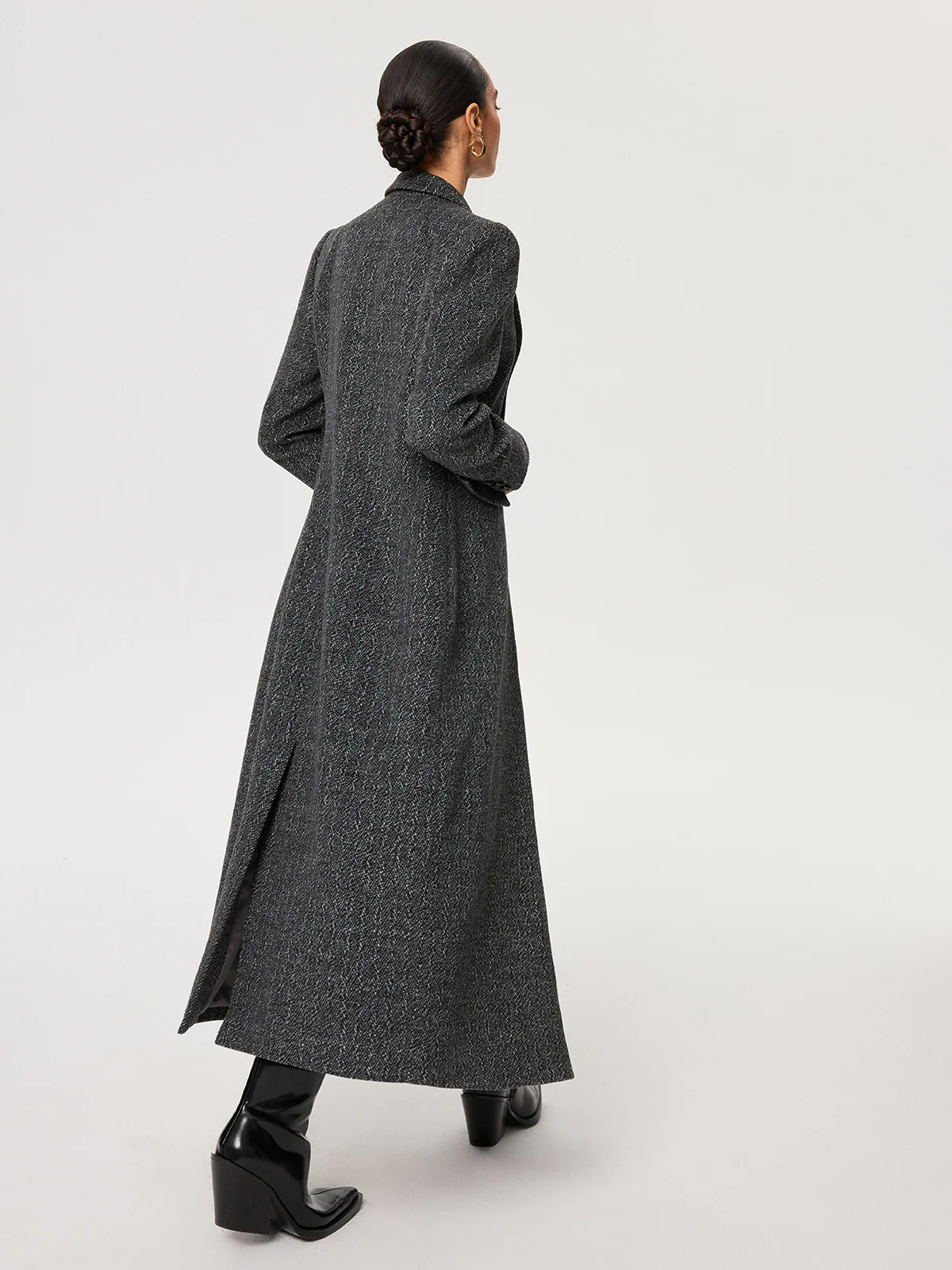Flecked Wool-blend Coat - Image 4