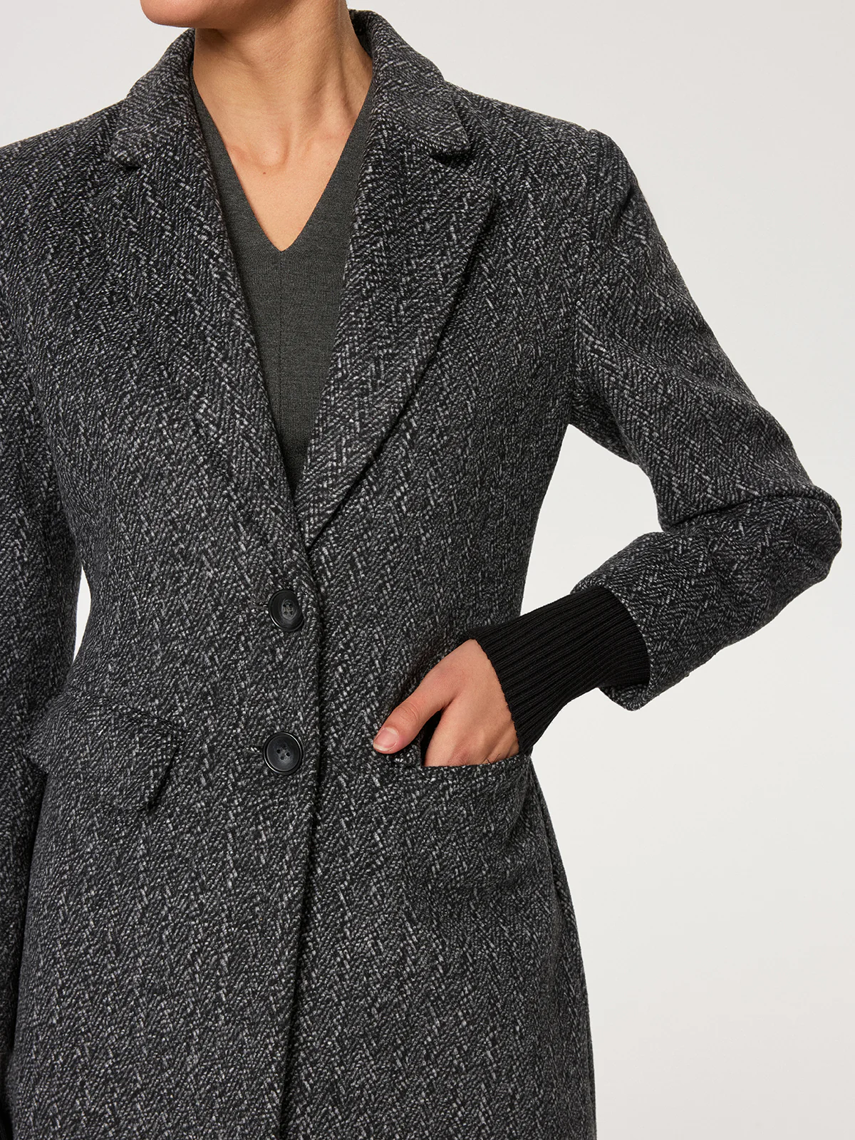 Flecked Wool-blend Coat - Image 5