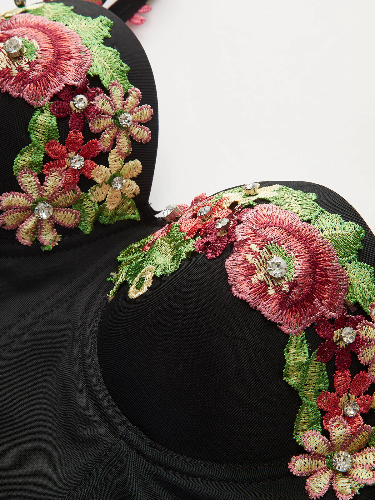 Floral Embroidered Corset - Image 2