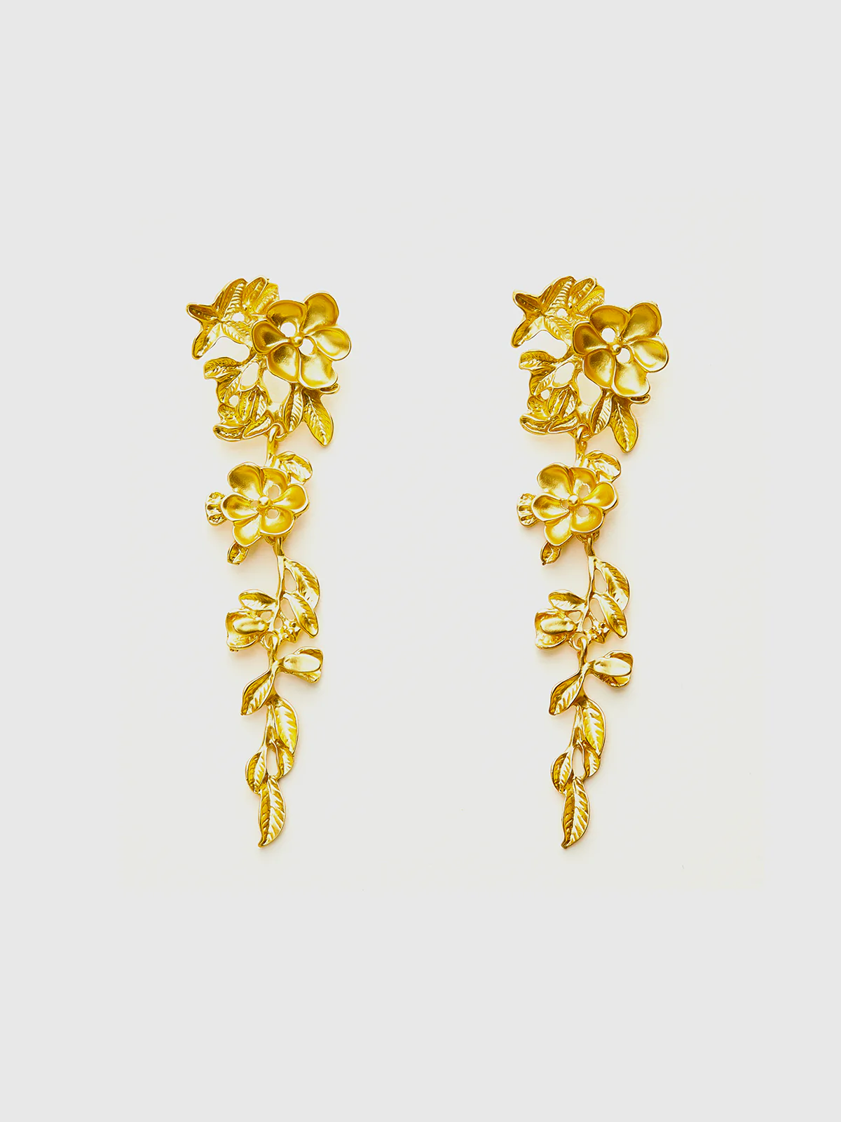 Floral Fringed Earrings - Image 5